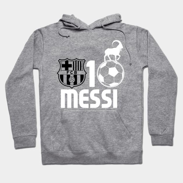 Messi Barca Hoodie by justSVGs